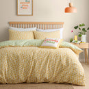 Fusion Summer Vibes Slogan Filled Cushion in Multi