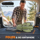 Outsunny Camping Chair Set of 2 Portable Folding Green