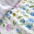 D & D Sweetpea Floral Duvet Cover Set in Lilac
