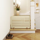 PawHut Freestanding Pet Gate for Small Dogs, 75 x 51 cm, Natural
