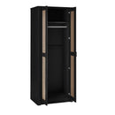 Sydney 2 Door Wardrobe - Black Ash