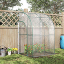 Outsunny Greenhouse Lean To  143x118x212 cm - Clear