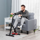 HOMCOM Pedal Rehabilitation Exercise Bike for Seniors and Elderly Black&Red