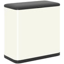 8L Hanging Kitchen Bin, Rubbish Bin W/ Stay-Open Lid For Under Sink