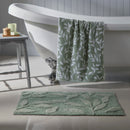 D & D Sandringham Bath Mat in Steel/Sage