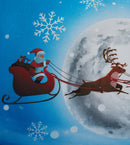 Bedlam Santa Glow In The Dark Duvet Cover Set in Multi