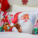 Fusion Santa & Snowy Duvet Cover Set in Multi
