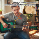 HOMCOM Beginner Acoustic Electric Cutaway Guitar Adult Junior Guitar, Green