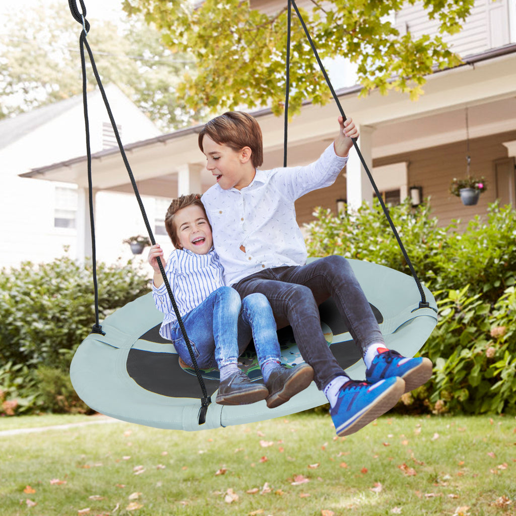 Tree Saucer Rim 104 Cm Saucer Tree Swing With 600D Oxford Fabric-Green