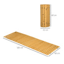 Outsunny Rollable Wooden Garden Pathway - Solid Pine Wood 185 X 60 Cm