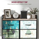 HOMCOM 8-Drawer Chest of Drawers, Fabric Dresser with Open Shelf