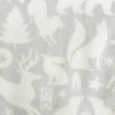 Fusion Scandi Animals Throw in Grey