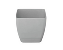 Square Indoor Pot - 22cm Grey