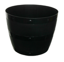 Barrel Planter - 50cm Black