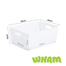 Studio Basket 11.5L Rectangular White