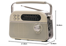 LLoytron 3 Band Bolero Rechargeable Portable Radio