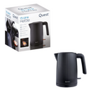 Quest Black Grooved 3kw 1.5L Jug Kettle