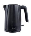 Quest Black Grooved 3kw 1.5L Jug Kettle