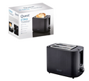 Quest Black Grooved Slice Toaster