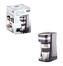 Quest Coffee To Go With Travel Mug - Black/Silver