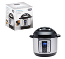 Quest 6L Digital Pressure Cooker Black & Silver