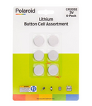 Polaroid 6pk Button Cell CR2032