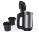 Travel Kettle - Black & Silver
