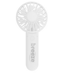 Breeze Rechargeable Folding Fan - Stand Up - White