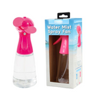 Breeze Mist Spray Fan Pink With Batteries