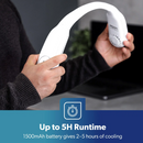 Neck Fan Rechargeable White