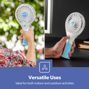 Blue 3 Speed Rechargeable Badminton Fan