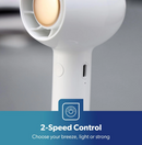 White 2-Speed Jet Speed Portable Handheld Fan