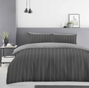 Lewis Stripe Super Dreamer Printed Duvet Set - Grey
