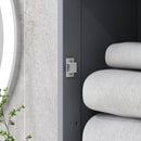 Kleankin Storage Cabinet Organizer Tower With Shelves & Drawer, Grey