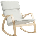 HOMCOM Comfortable Relax Rocking Chair With High Back