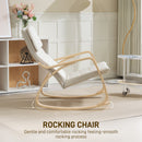 HOMCOM Comfortable Relax Rocking Chair With High Back