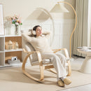 HOMCOM Comfortable Relax Rocking Chair With High Back