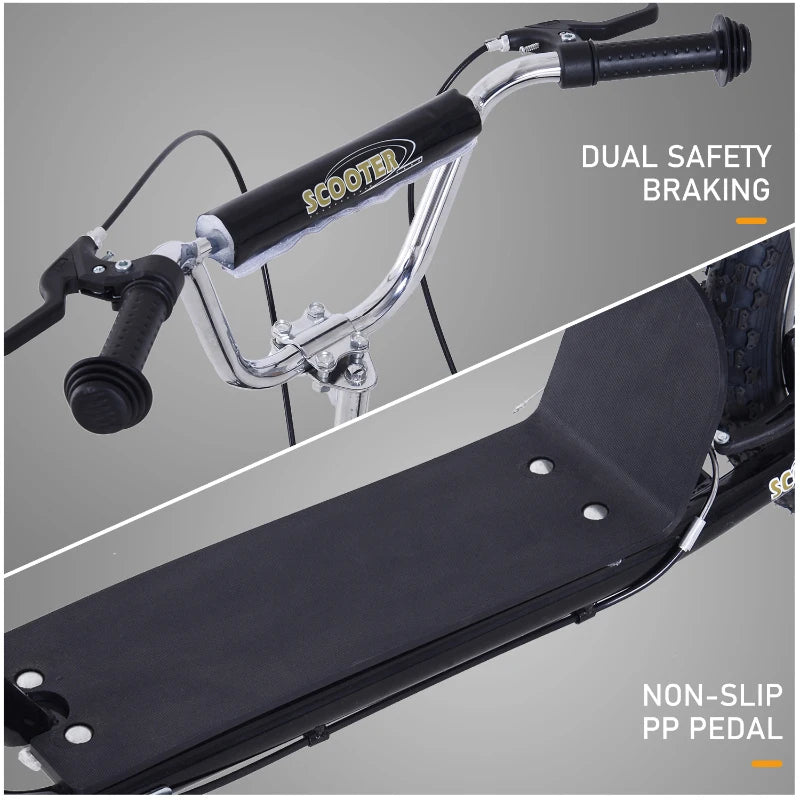 HOMCOM Youth Scooter -  Black