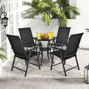 Set of 4 Folding Garden Chairs