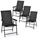 Set of 4 Folding Garden Chairs