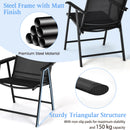 Set of 4 Folding Garden Chairs