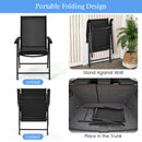 Set of 4 Folding Garden Chairs