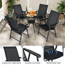 Set of 4 Folding Garden Chairs