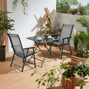 Set of 4 Folding Garden Chairs