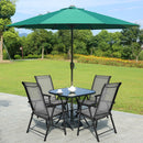 Set of 4 Folding Garden Chairs
