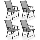Set of 4 Folding Garden Chairs