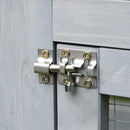 PawHut Wooden Cat House with Platforms, Cat Cage for Multiple Kittens