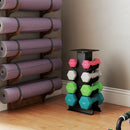 SPORTNOW Hex Dumbbells Set With Dumbbell Rack, 1kg, 2kg, 3kg, 4kg Set