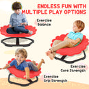 AIYAPLAY Sensory Spinning Chair, Kids Swivel Chair, Red