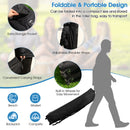 Outdoor Instant Pop-up Canopy with Mesh Sidewalls-Blue